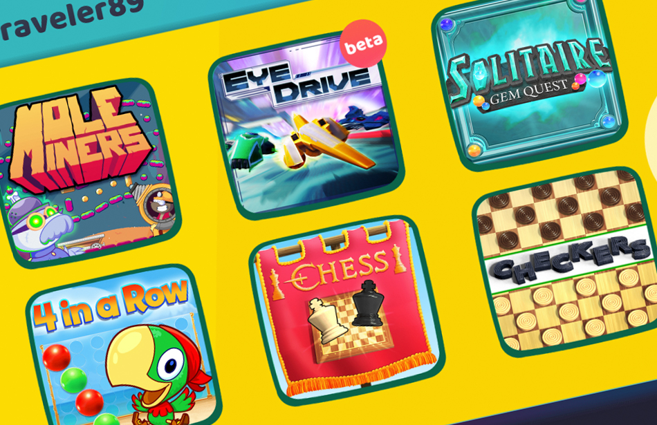 screenshot of games
