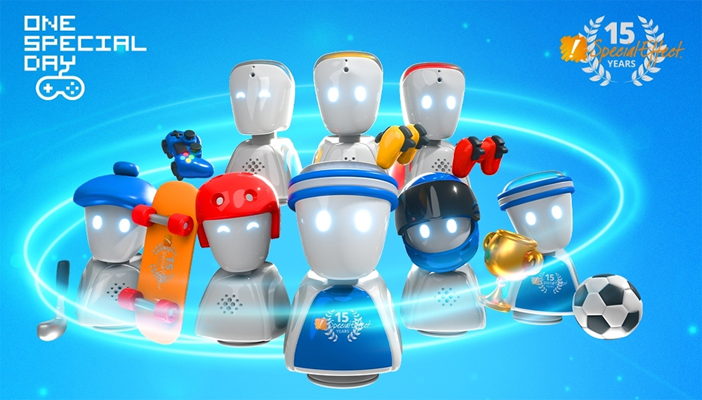 Group of small robots representing our work