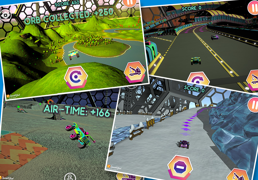 In-play montage of the four driving zones