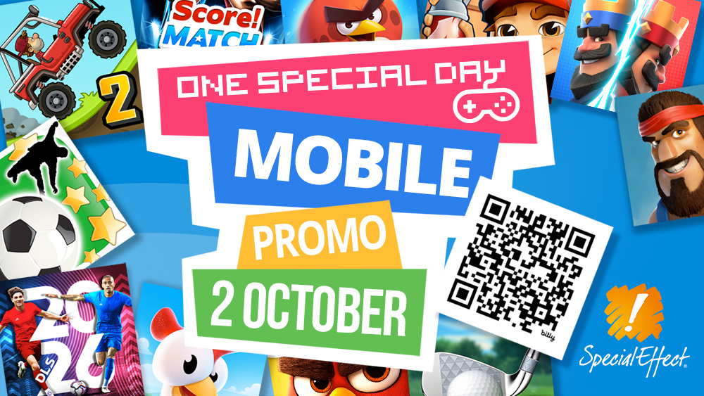 A selection of mobile game icons surround the Mobile Promo title